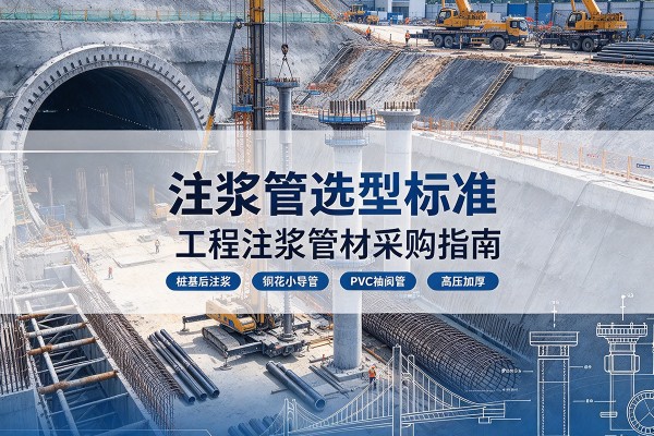 德化注浆管选型标准