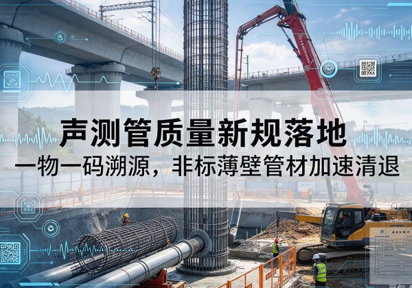 德化声测管质量新规落地，一物一码溯源，非标薄壁管材加速清退