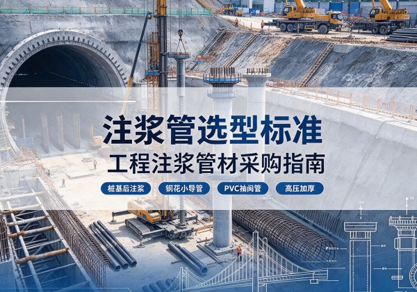 德化注浆管选型标准